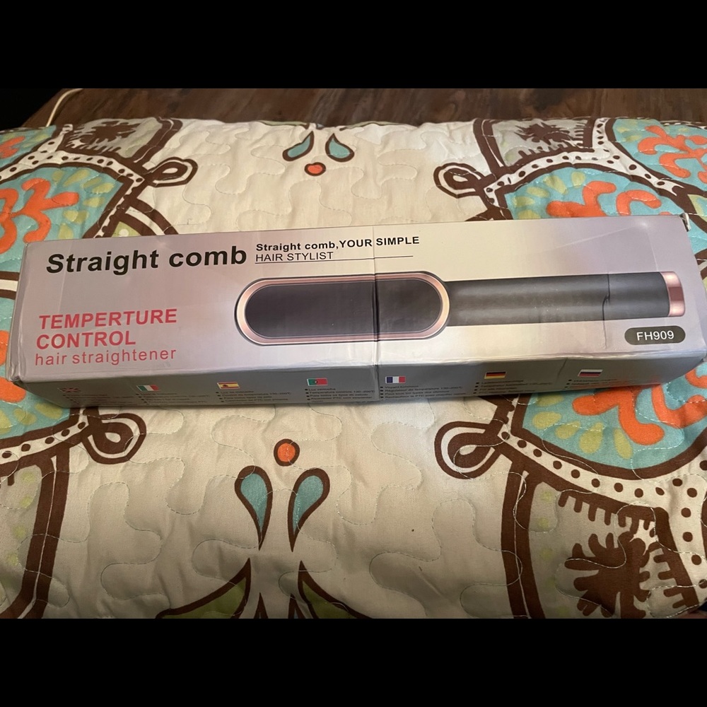 Hair Straightening Comb